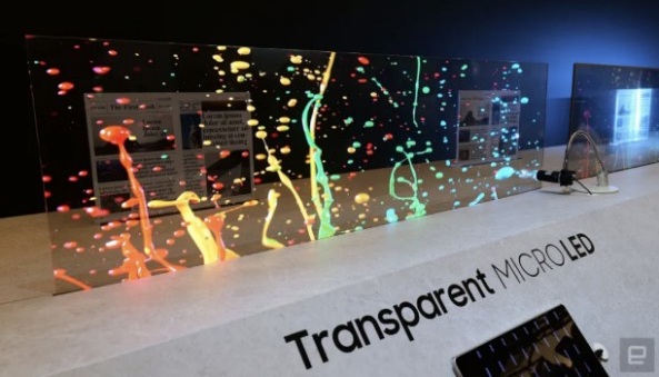 Samsung Micro LED Transparent Display Prototype