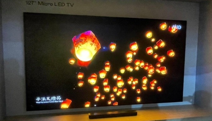 AUO 127-Inch Micro LED TV