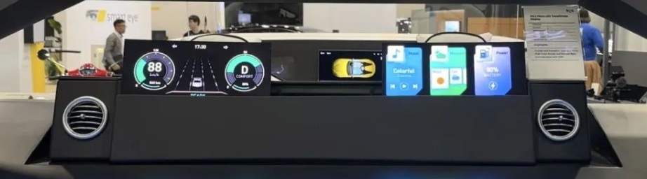 BOE P0.3 Micro LED COG automotive display