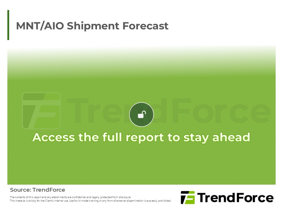 MNT/AIO Shipment Forecast