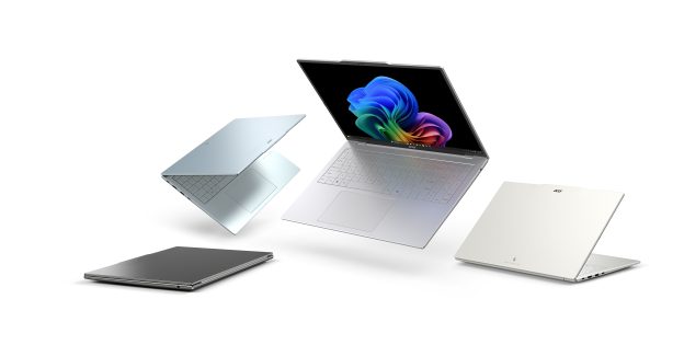 Acer Swift 16 Air showcasing Panther Lake design